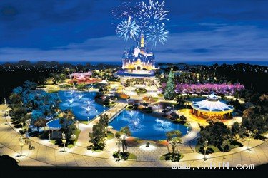 上海迪士尼发布首张度假区整体概念图