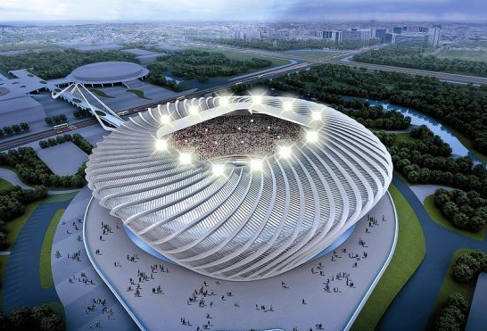 湖北省首个应用BIM技术体育建筑——“旋风球场”明年启用