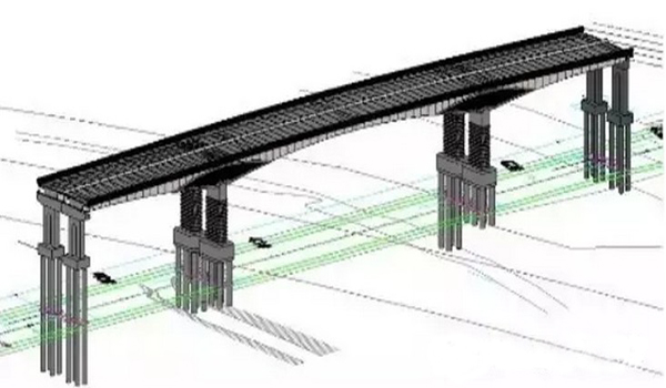 岱家山项目BIM系统桥梁建模显成效
