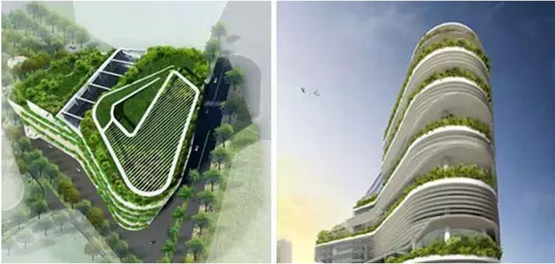 14种大胆并具有创意的未来派绿色建筑方案欣赏