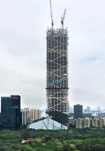 中国汉克中心大厦成为世界上最高的独立核心建筑 BIM视界 第9张