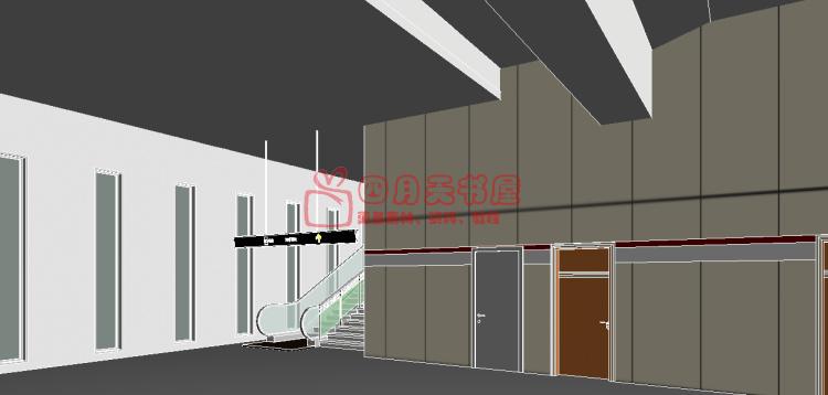 地铁站BIM项目revit模型 建筑结构土建机电设计设备管线综合REVIT地铁模型