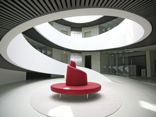 BIM建筑|優雅內斂，現代前鋒螺旋發展的瑞士辦公樓