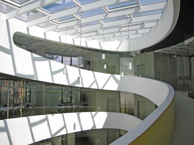 BIM建筑|優雅內斂，現代前鋒螺旋發展的瑞士辦公樓