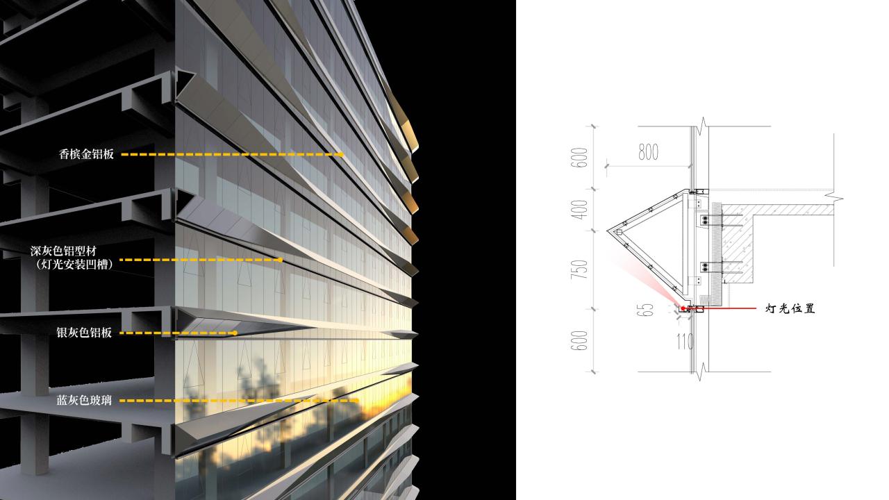 BIM建筑|流动立面平衡方正体量：南京金地威新 ▪ 雨花创新中心 / 成执设计