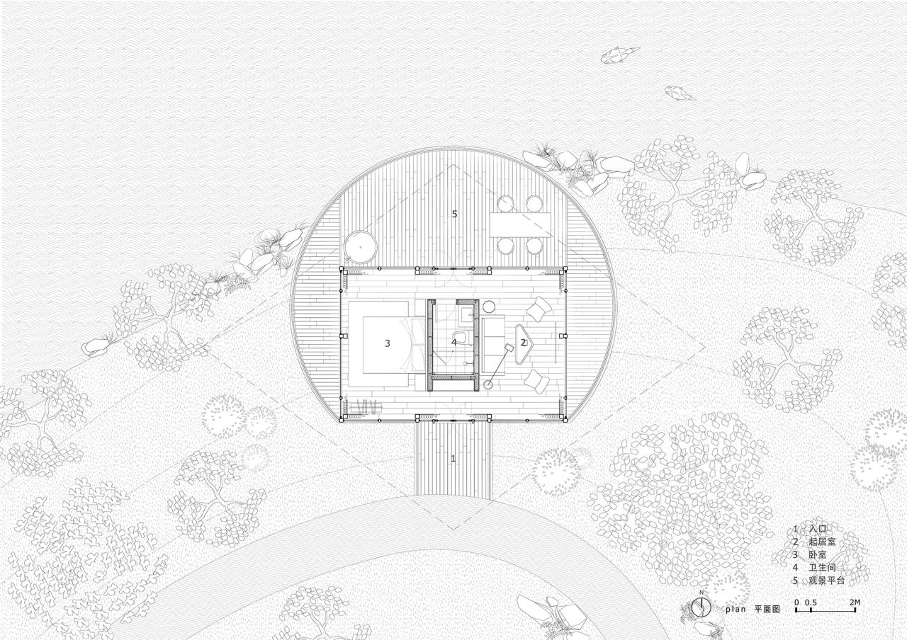 BIM建筑|富阳阳陂湖湿地生态酒店 / 尌林建筑
