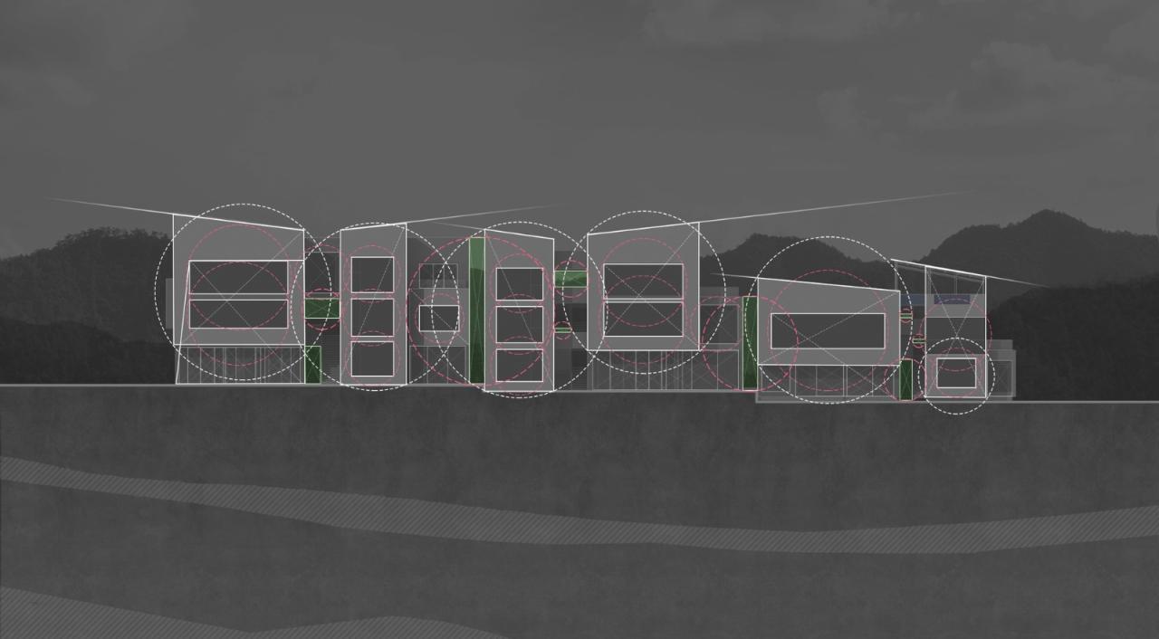 BIM建筑|岐院：山川 · 素屋 · 窗，千岛湖 / 平介设计