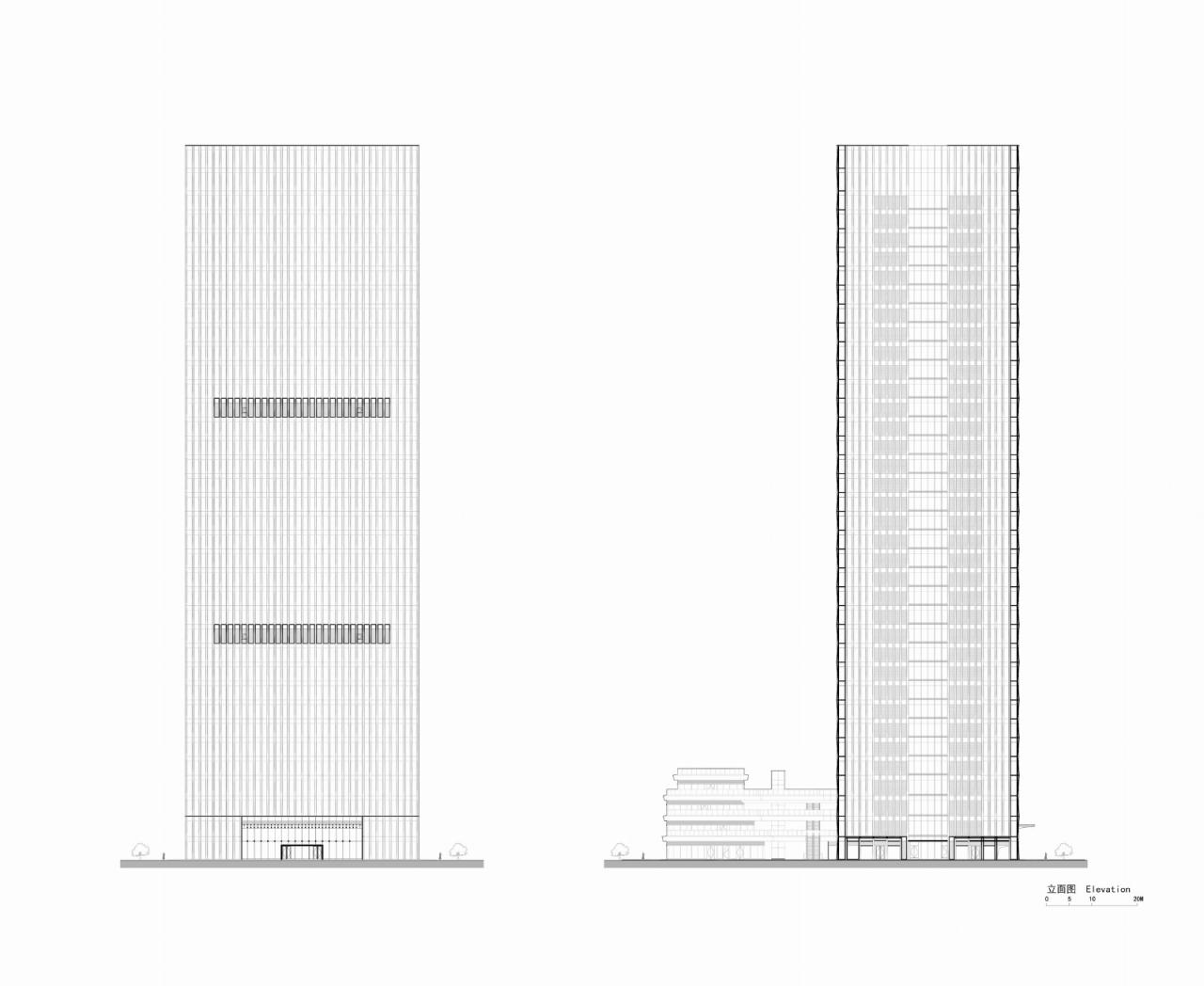 BIM建筑|高铁新城商务新地标·芯光大厦 / 简和建筑