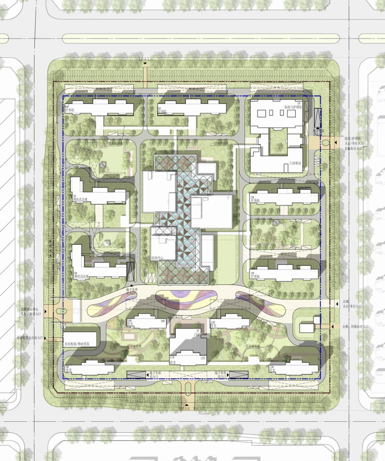 BIM建筑|泰康之家·沈园：东北城市型医养社区设计实践 / 栖城设计