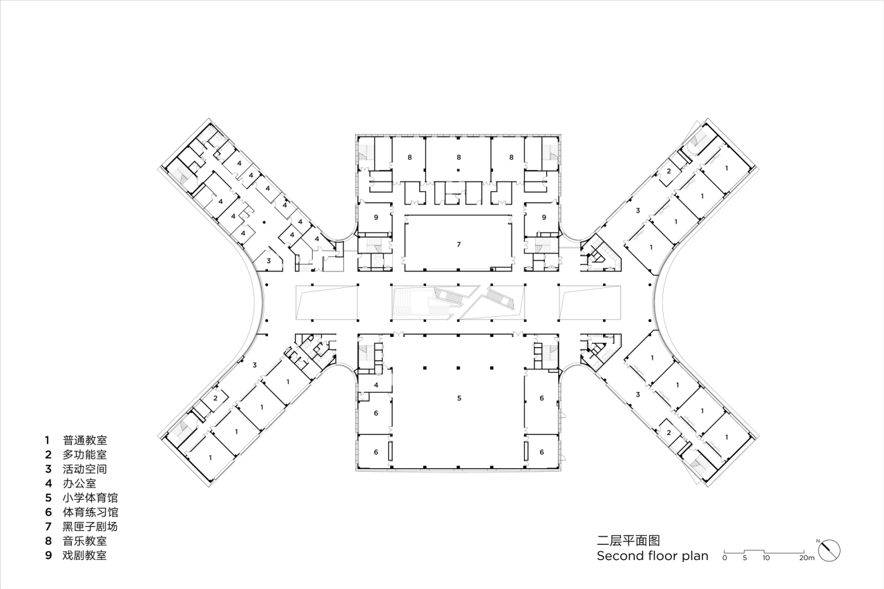 BIM建筑|Education Hub：HIS杭州国际学校 / 朱培栋-line+建筑事务所、gad